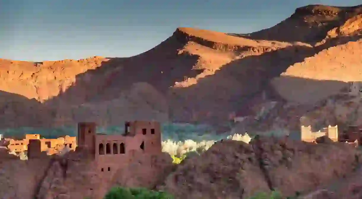 Abandoned Kasbah in the spectacular Dades Valley, Morocco