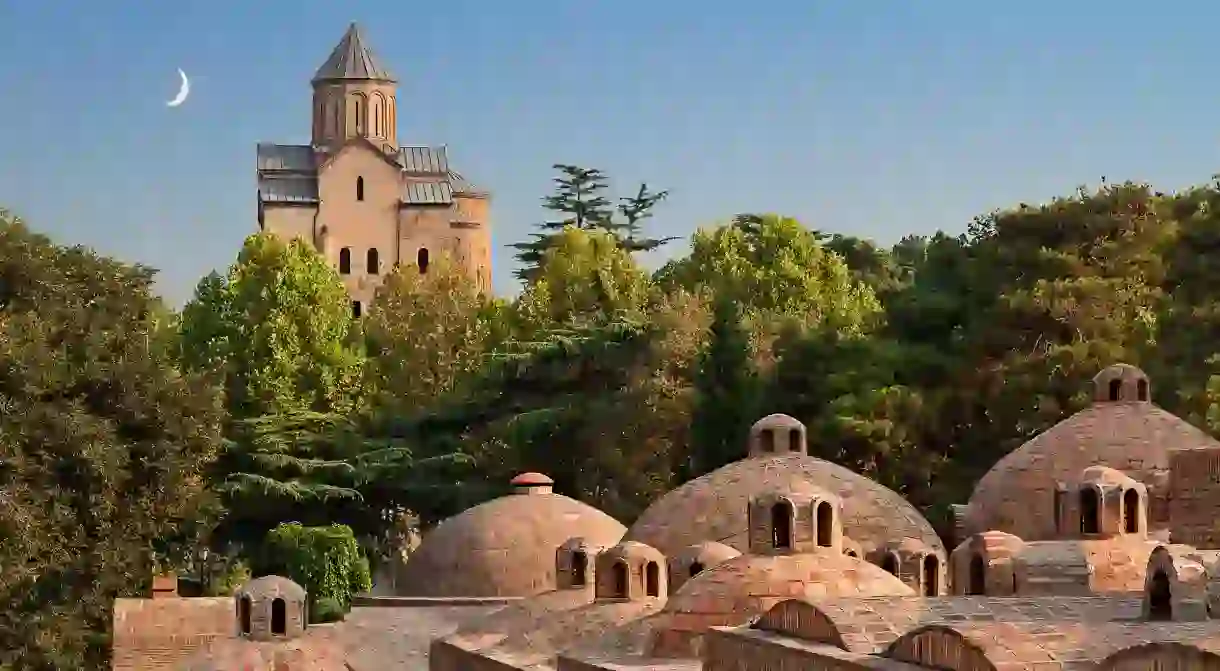 There are sulphur baths dotted all around the capital, Tbilisi, just waiting to be discovered