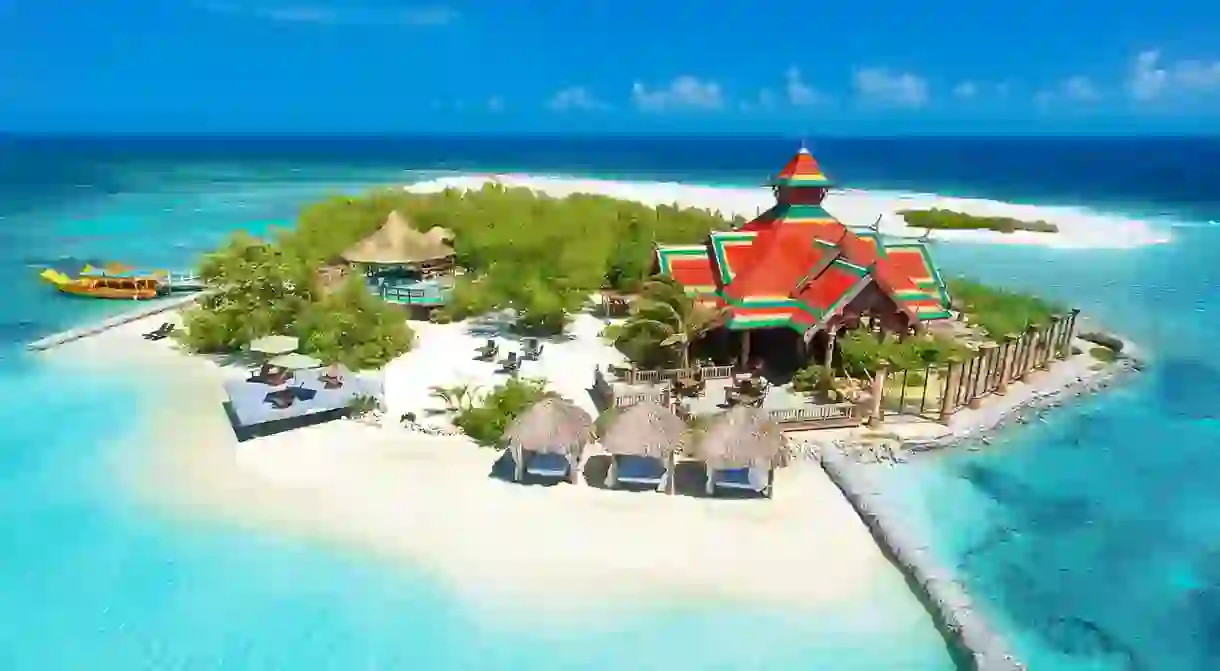 In addition to its mainland property, the Sandals Royal Caribbean also has a private off-shore island