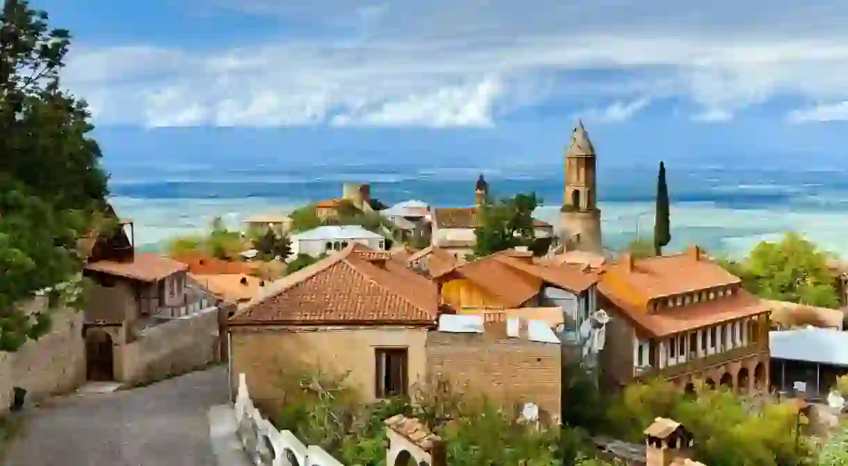 Sighnaghi, in the Kakheti region of Georgia, is known as the City of Love, and with views like this its easy to see why