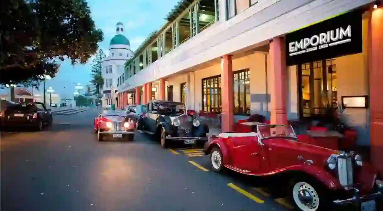 Holiday in style at the historic Art Deco Masonic Hotel in Napier, New Zealand