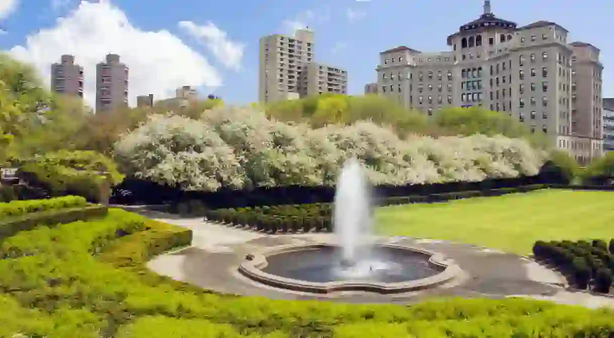 The Conservatory Garden is a hidden gem in Central Park accessible from East Harlem