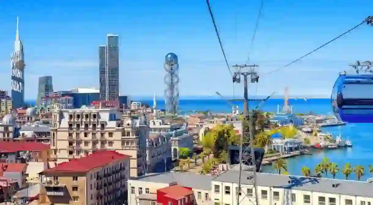 The coastal city of Batumi is a popular spot for holidaying Georgians