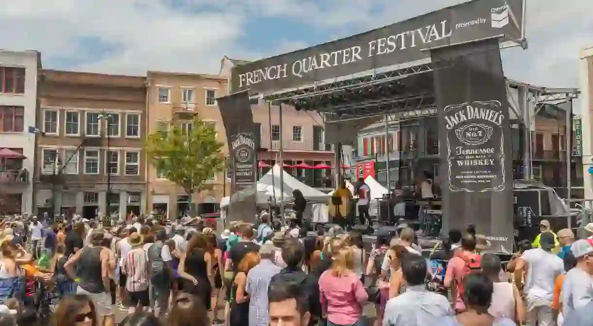 The French Quarter Festival is a multistage music extravaganza