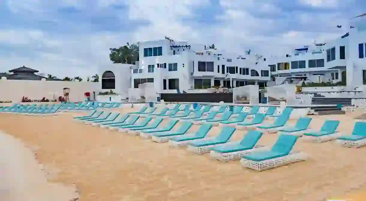 Escape the hustle and bustle of the city and relax at one of Jeddahs private beaches