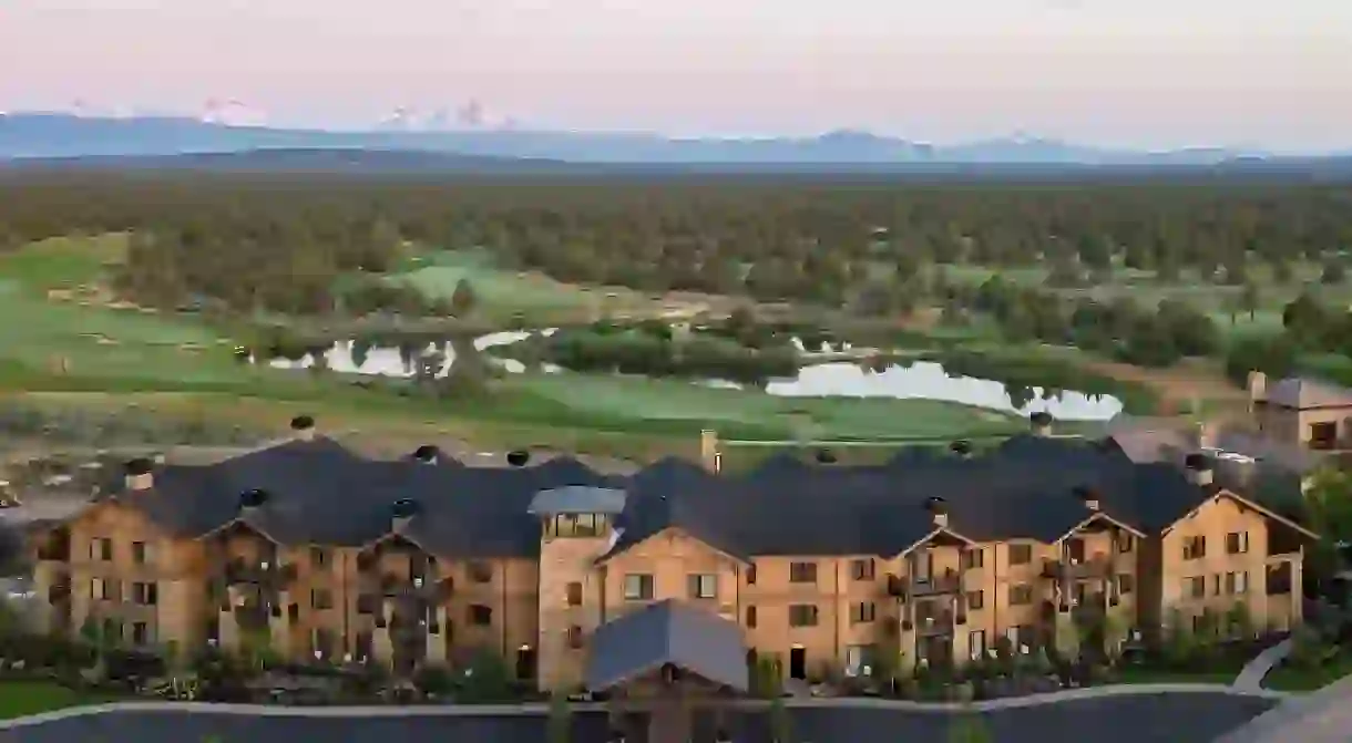 At Pronghorn Resort, you can play some golf before having a massage