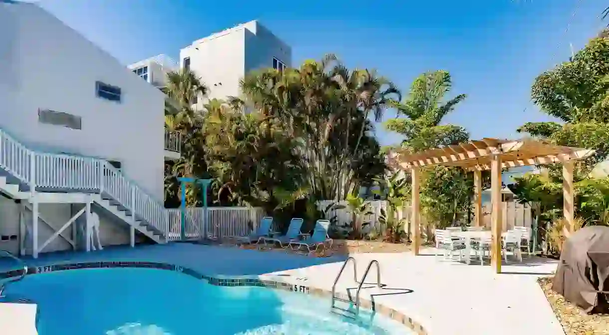 With a heated outdoor pool, the Inn on Siesta Key is a great stay all year round