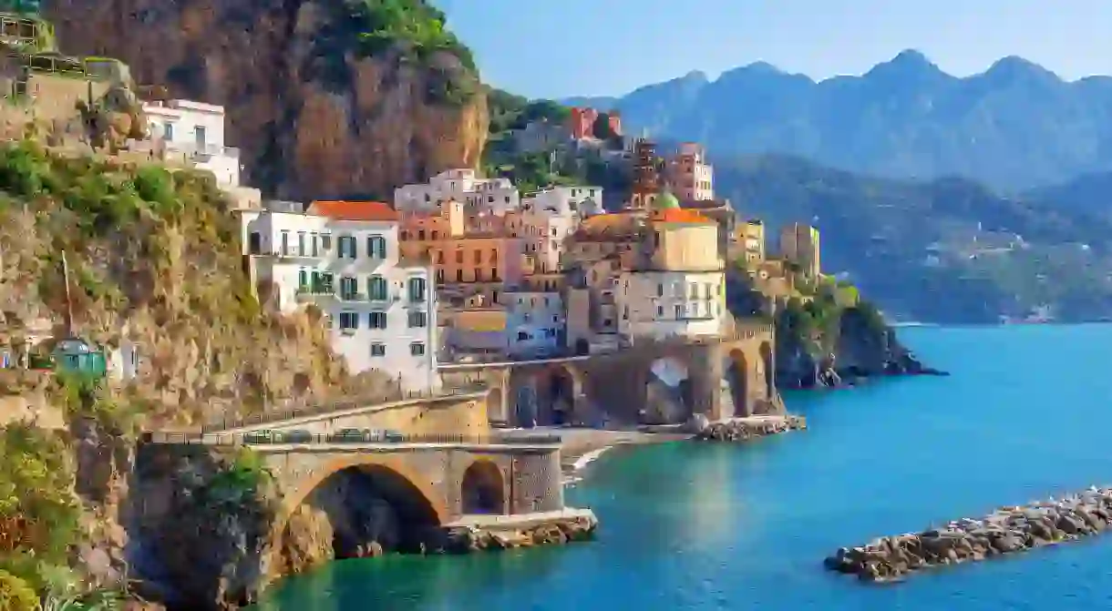 Dramatic seaside landscapes are peppered up and down the Amalfi Coast