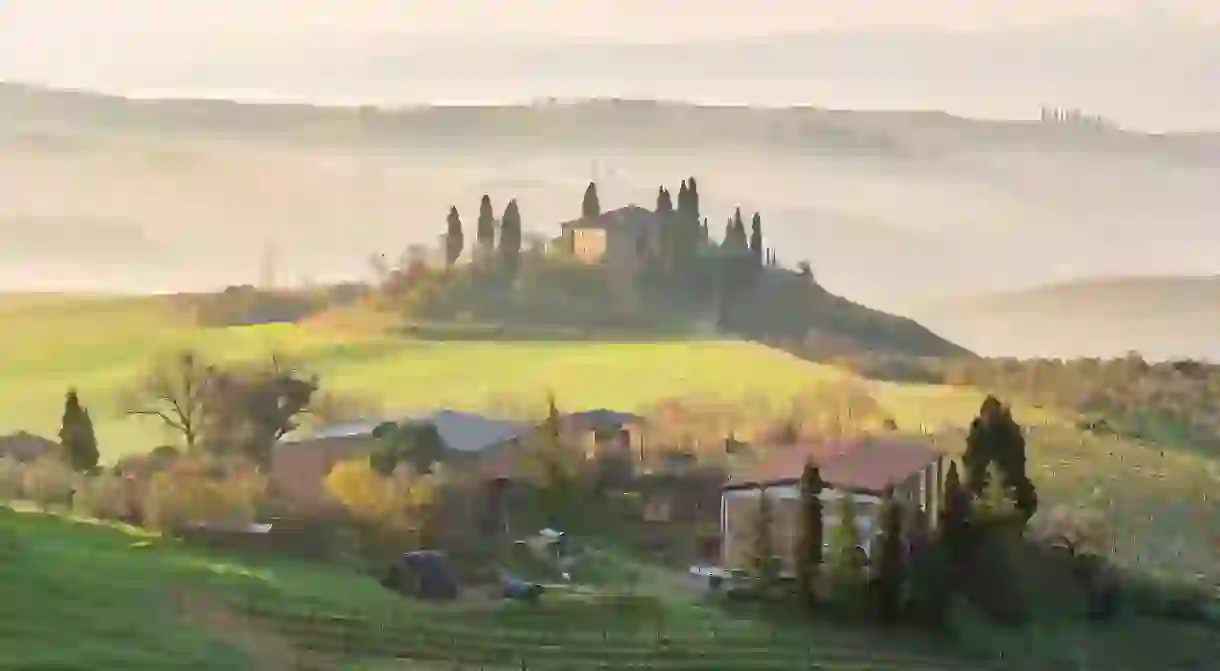 The entire Val d’Orcia area is a Unesco World Heritage site