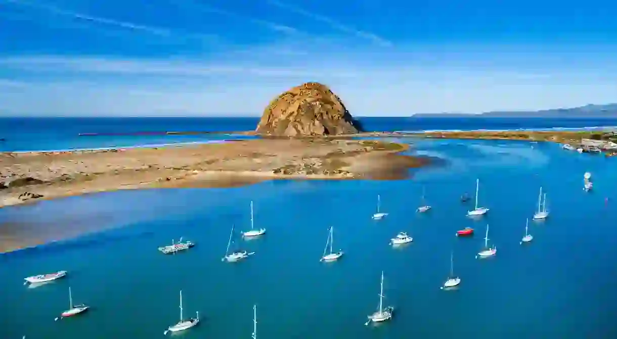 Many budget-friendly hotels in Morro Bay have views of the Morro Rock State Preserve