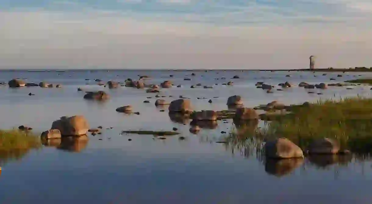 The rocky coastline of Saaremaa lends the island a rugged beauty