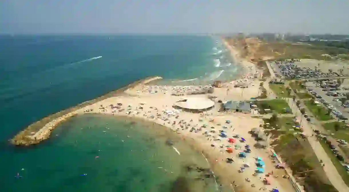 Herzliya, Israel, is known for its picturesque white-sand beaches