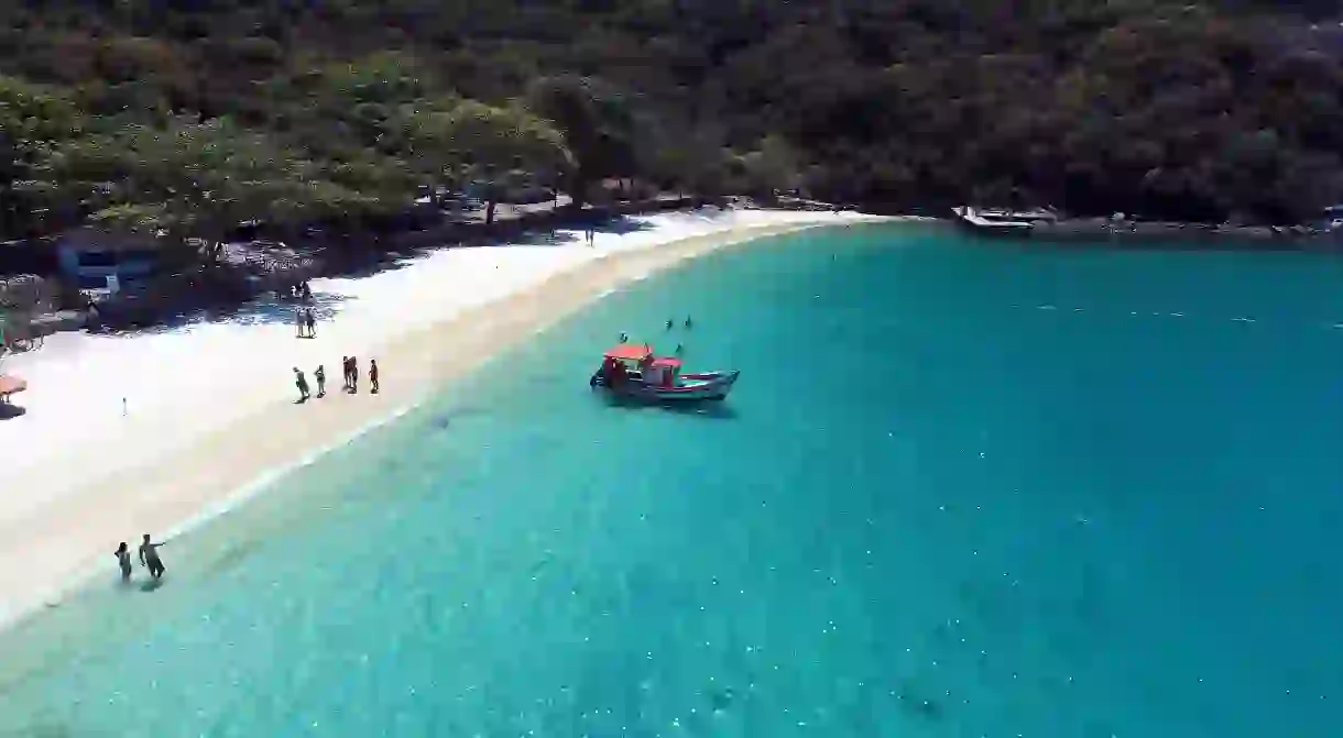 Arraial do Cabo in Brazil is a paradise-like haven with crystal-clear waters and white-sand beaches