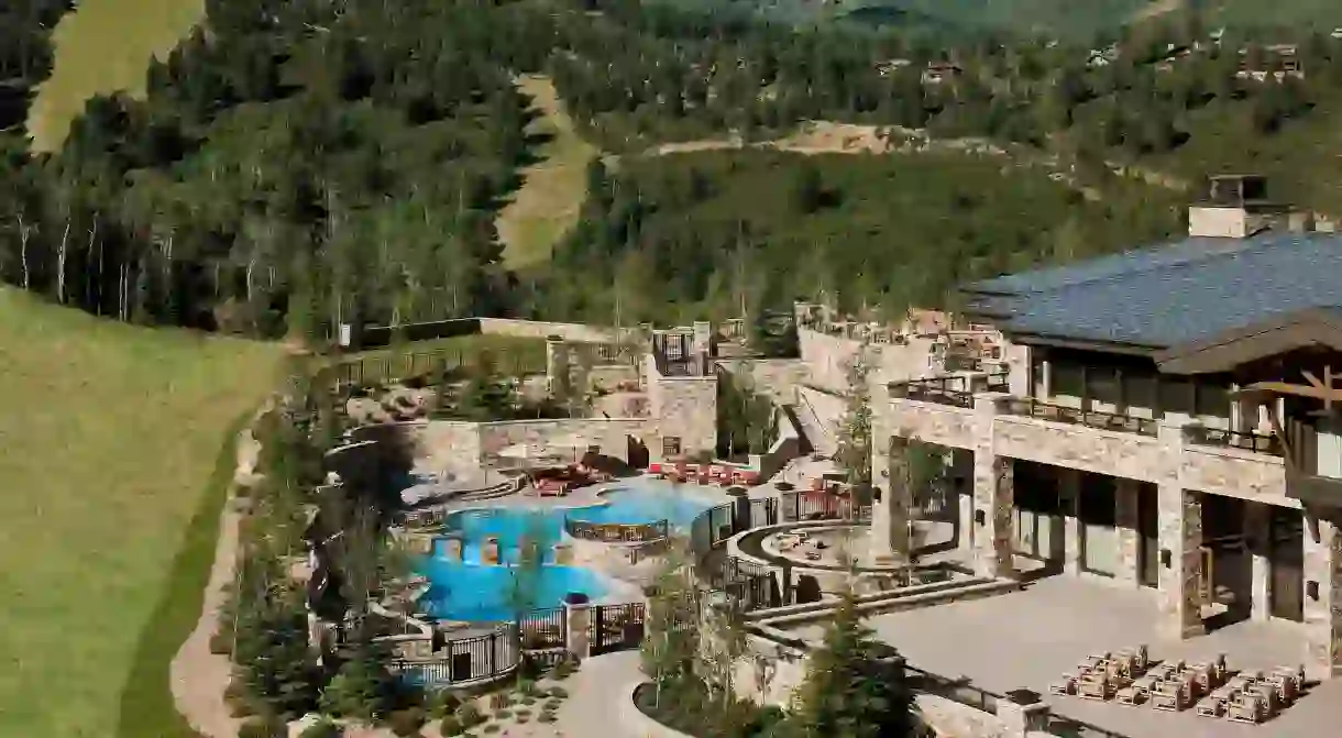 Mountain living is made easy at the luxurious St Regis Deer Valley