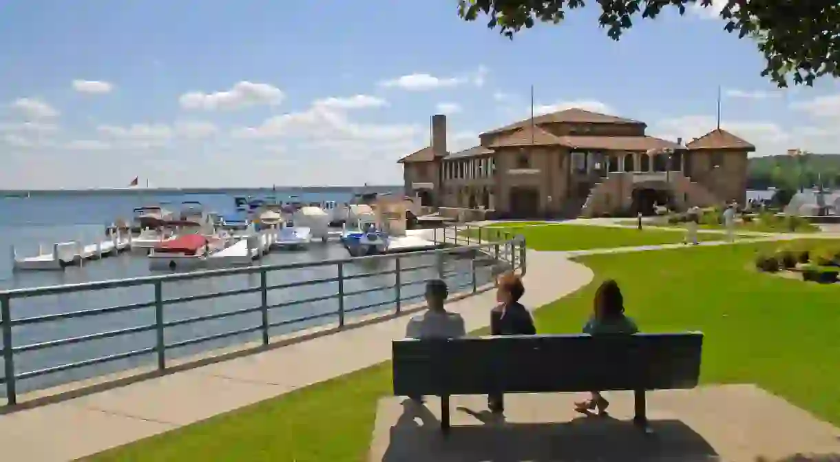 The relaxing resort town of Lake Geneva, Wisconsin, is perfect for a four-legged family getaway