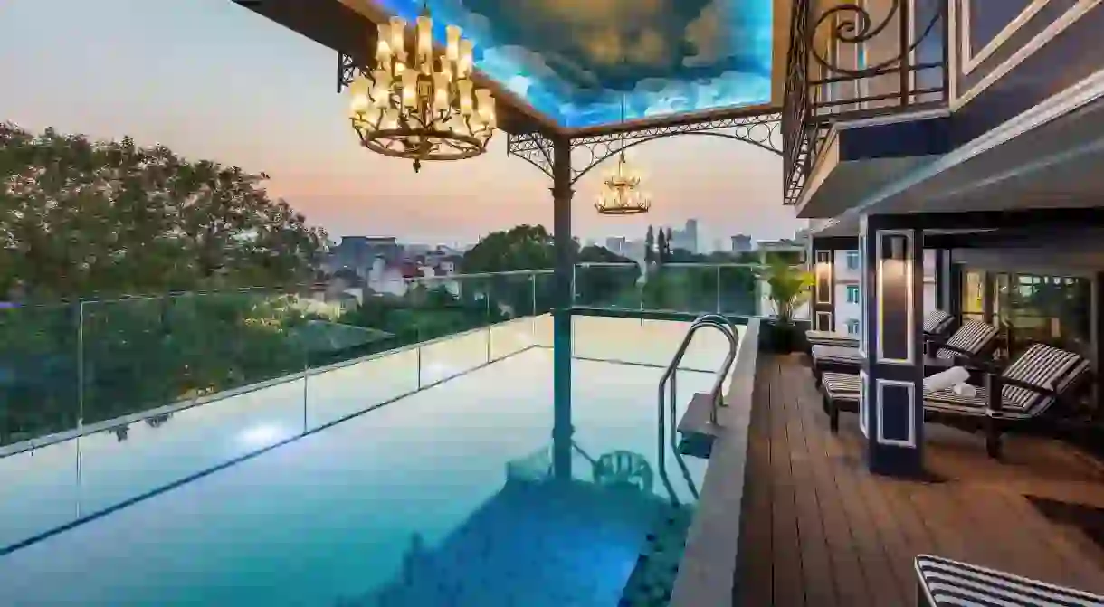 Hanoi is home to a burgeoning luxury boutique hotel scene, with rooftop pools often a feature