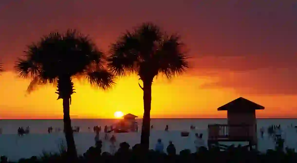 Siesta Key is a perfect spot to catch the sunset