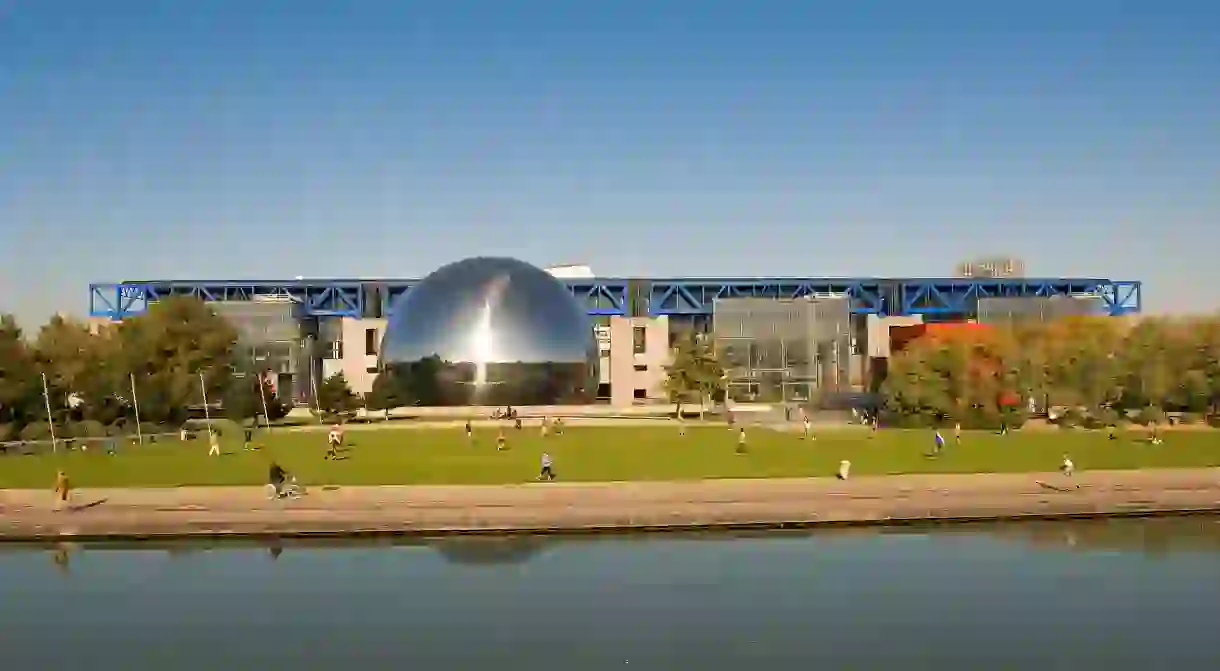 The Cité des Sciences et de l’Industrie in the Parc de la Villette is the largest science museum in Europe