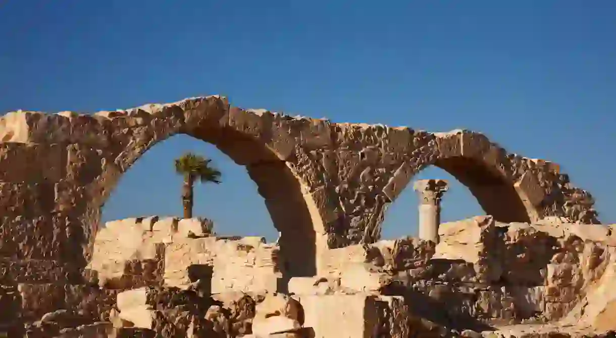 The archeological remains of Kourion provide a window to the ancient city that was once there