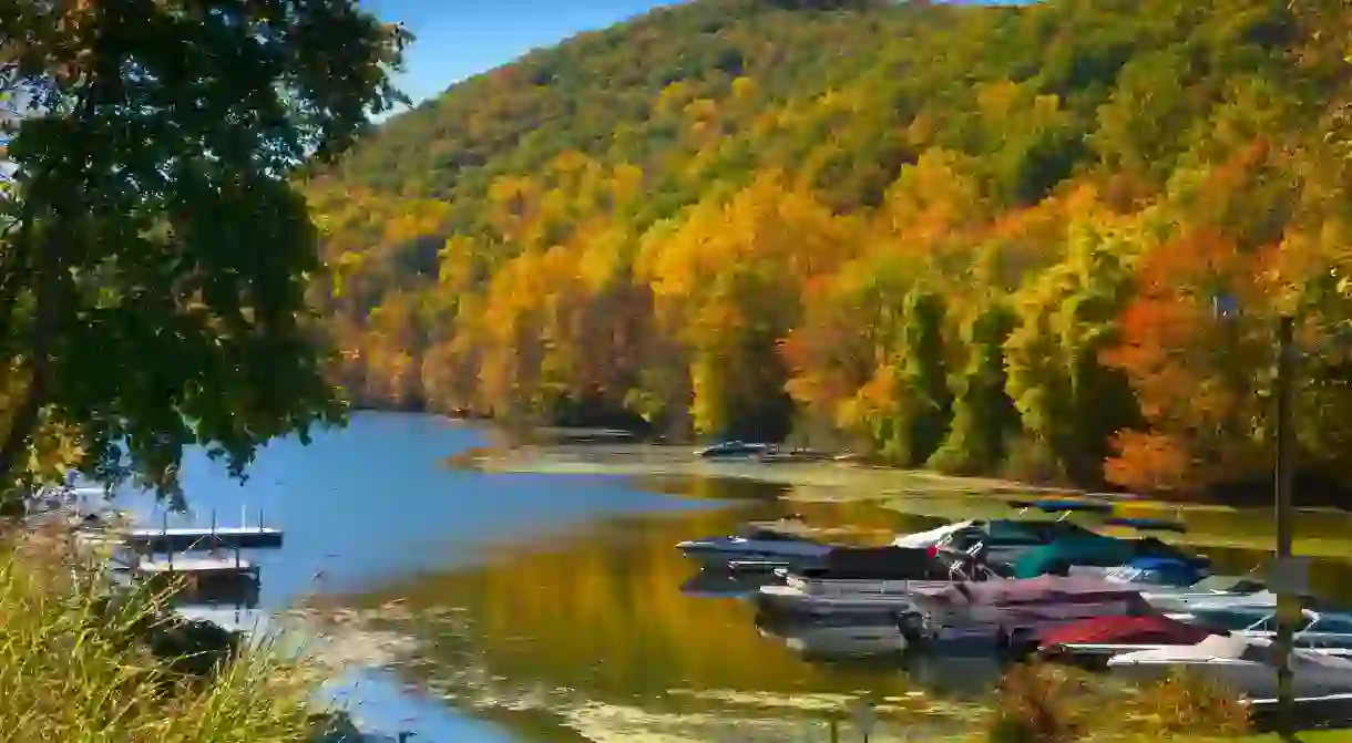 Connecticut has beautiful scenery all around, such as Candlewood Lake