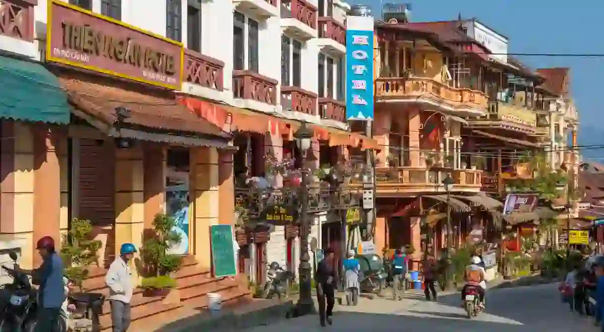 The bustling town of Sapa makes a great base for exploring this mountainous region of Vietnam