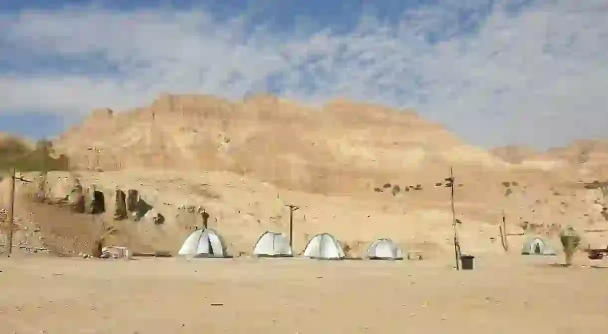 Stay at an Israeli campsite like Dead Sea Camping for easy access to the beach