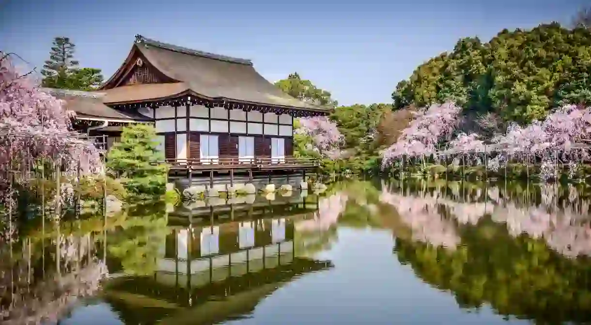 The pristine gardens at Heian Shrine are among the top sites in all of Kyoto