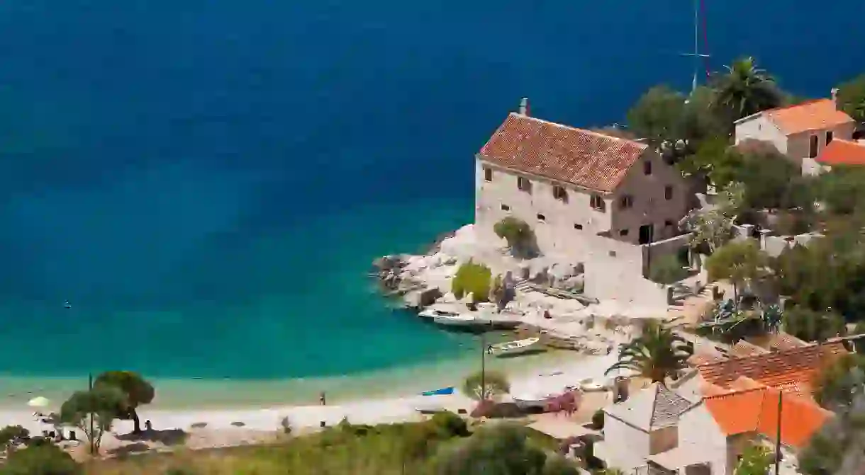 Pitch up at Dubovica Beach on Hvar island, Croatia, if you want a lesser-known place to relax