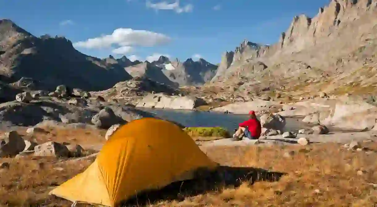 The best way to take in Wyoming’s natural beauty is by camping among it