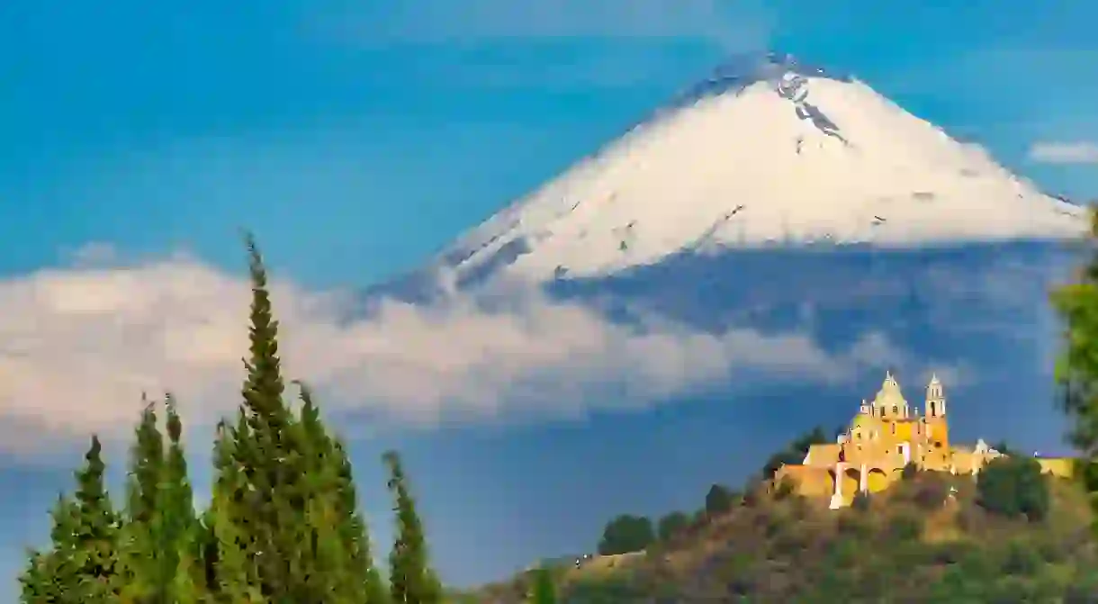 Dont miss a trip to see Popocatepetl, an active volcano, on a visit to Puebla