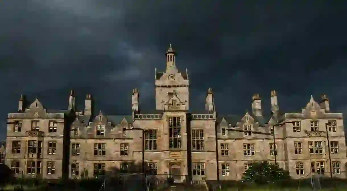 The ruined Denbigh Asylum is without doubt one of the eeriest abandoned buildings in Wales