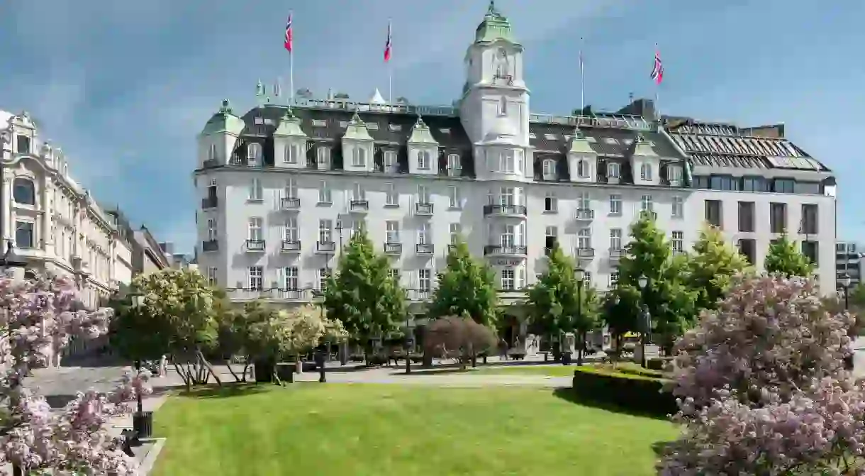 The Grand Hotel Oslo cuts an imposing figure at the heart of the city