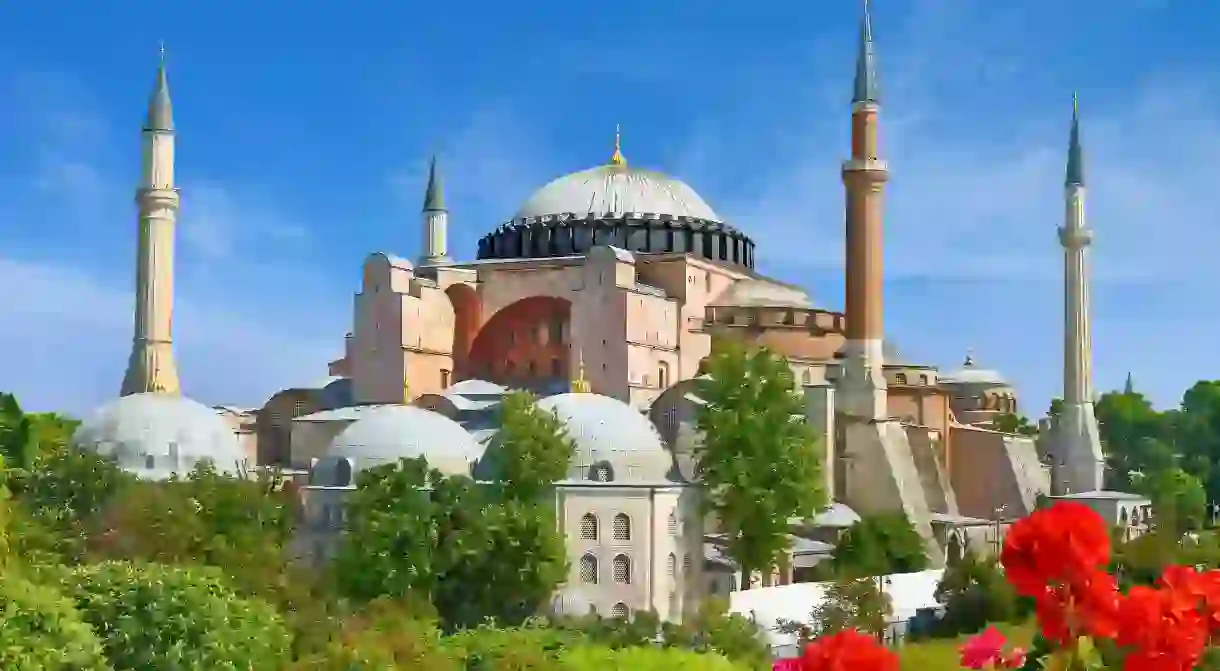 The Sultan Tombs are part of the Hagia Sophia complex