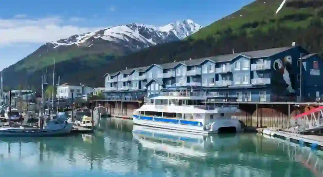 The Harbor 360 Hotel has picturesque views of the Kenai Mountains and Resurrection Bay