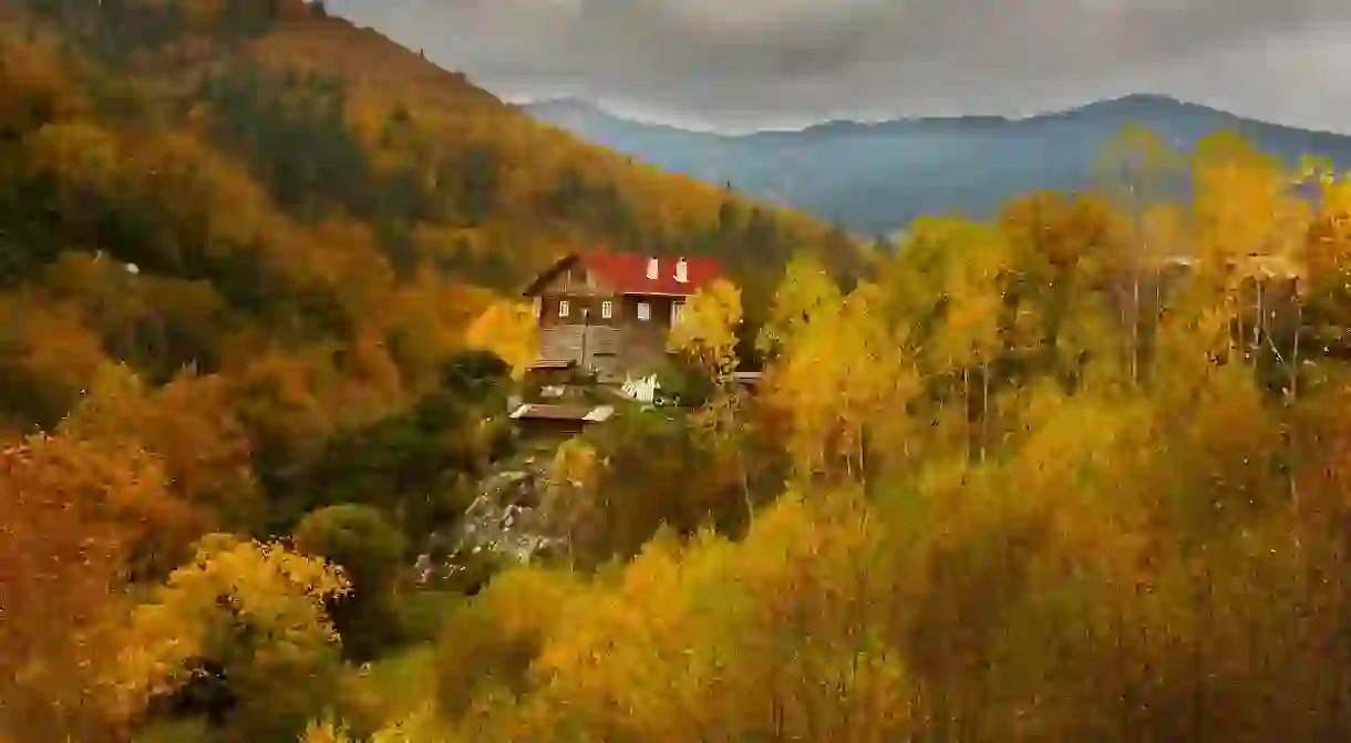 The Kure Mountains in Kastamonu look particularly picturesque during autumn