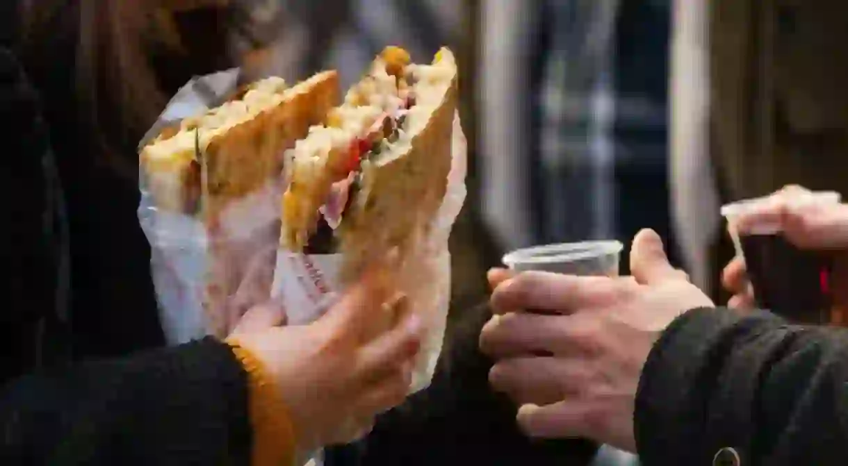 AllAntico Vinaio in Florence offers some of the best street food in Italy