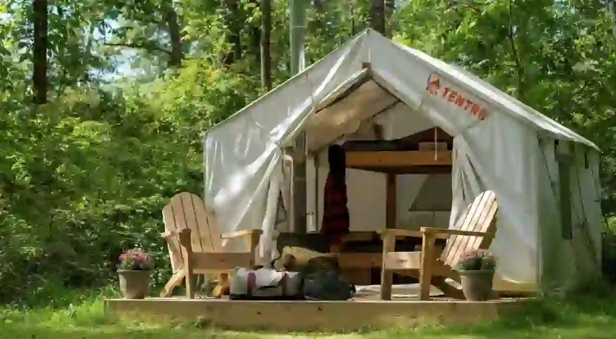 Camping gets the 21st-century treatment in much of Florida