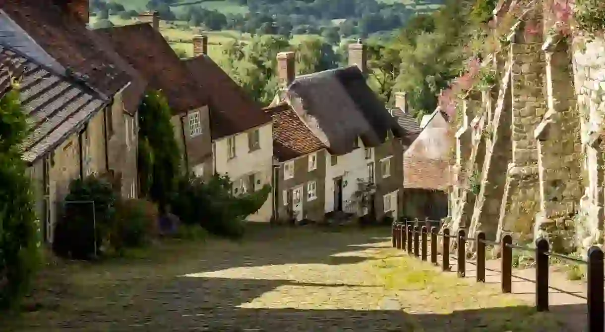 Dorset is brimming with charming boutique hotels and places to see, such as Gold Hill, Shaftesbury