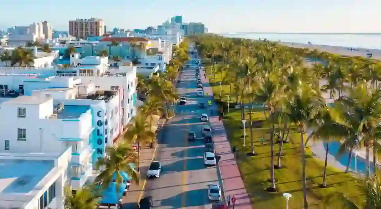 Ocean Drive, Miamis most iconic street, is an attraction in itself