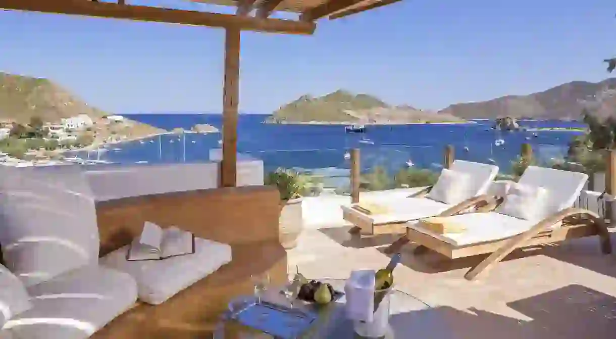 The views from Petra Hotel & Suites are the stuff of Greek island dreams