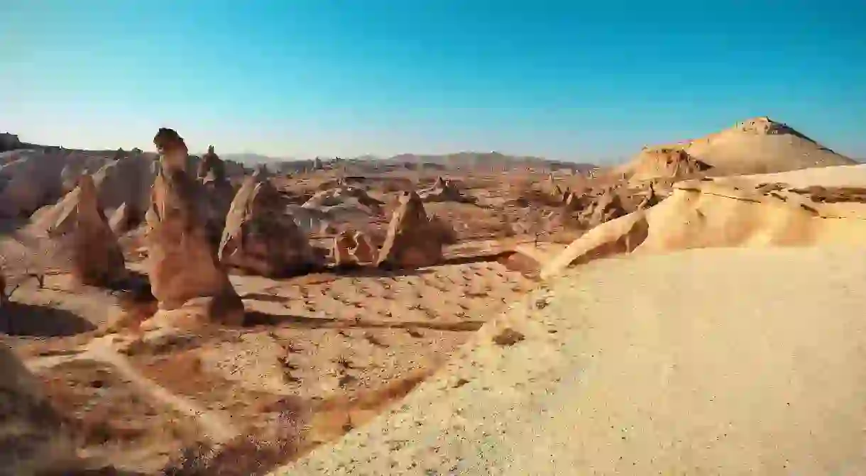 Paşabağ, or Valley of the Monks, in Cappadocia has an other-worldly feel, with fairy chimneys dotting the landscape