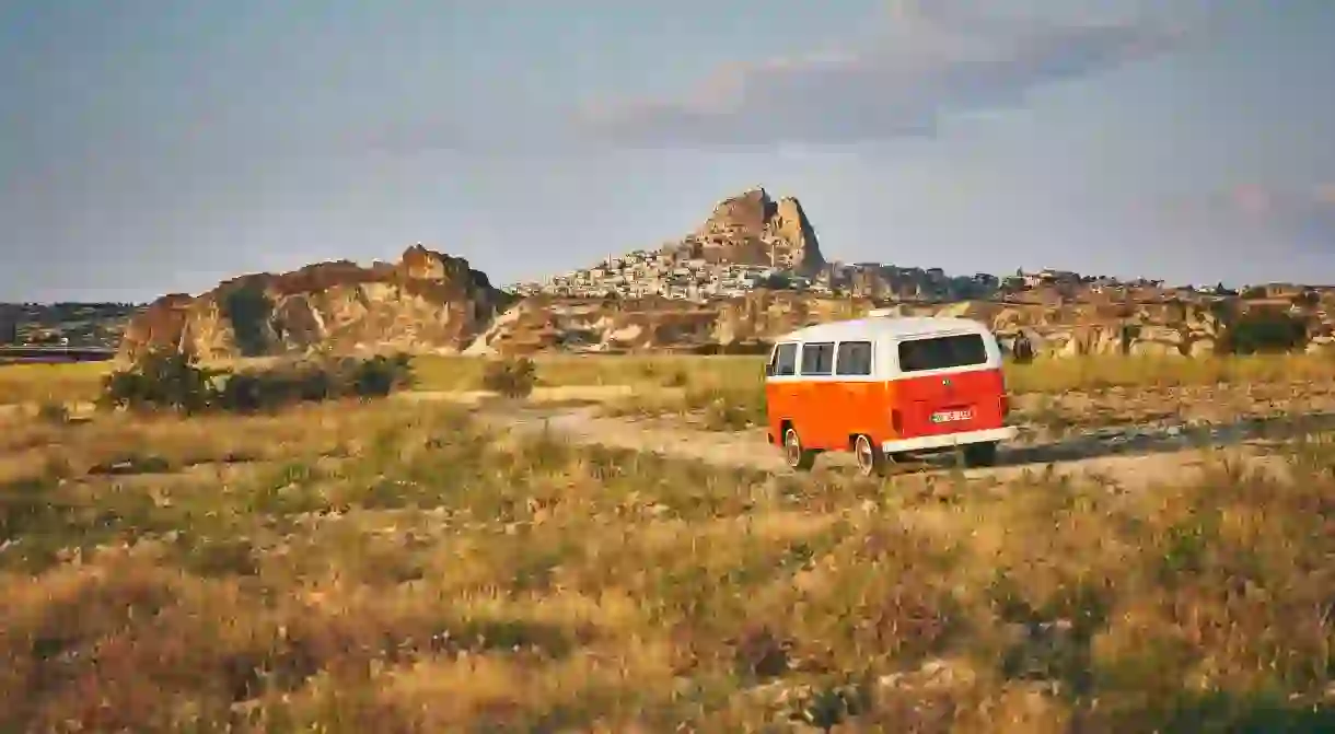 Discover the rocky landscape of Cappadocia, Turkey