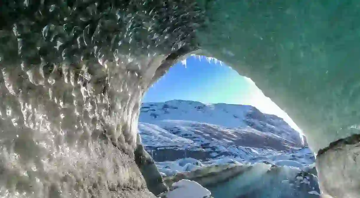 The Vatnajökull glacier is the largest of its kind in Europe