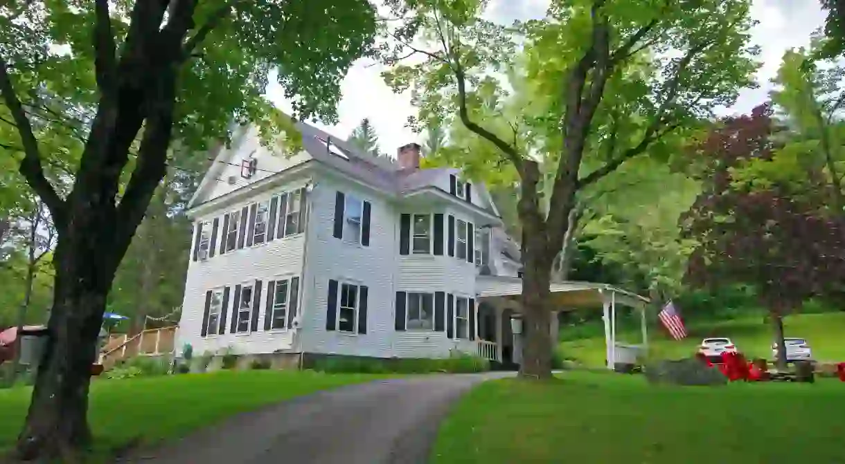 The Wilmington Inn is a quintessential historical Vermont hotel, set amid the states mountain greenery