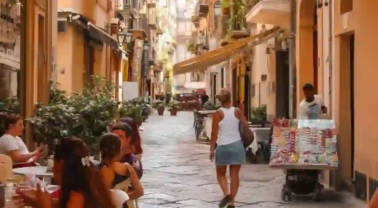 Walk the terracotta-hued streets of Palermo, Sicily