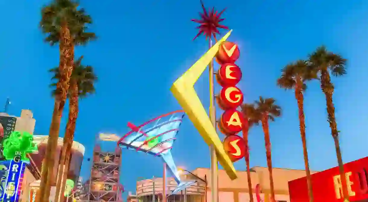 The Fremont East District is a great spot to start your Las Vegas bar crawl