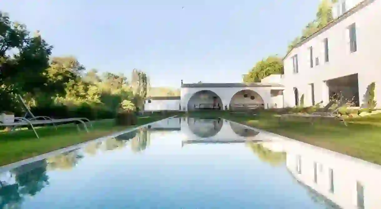 The Exclusive Luxury Villa in Sintra comes with a private outdoor pool