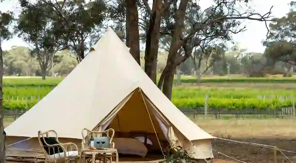 Glamping is the new way to travel and stay across some of Melbournes prettiest landscapes