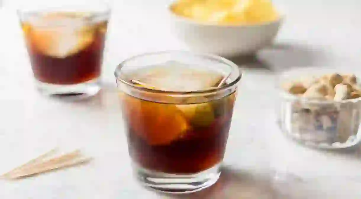 Enjoy an appetizer with your vermouth aperitivo