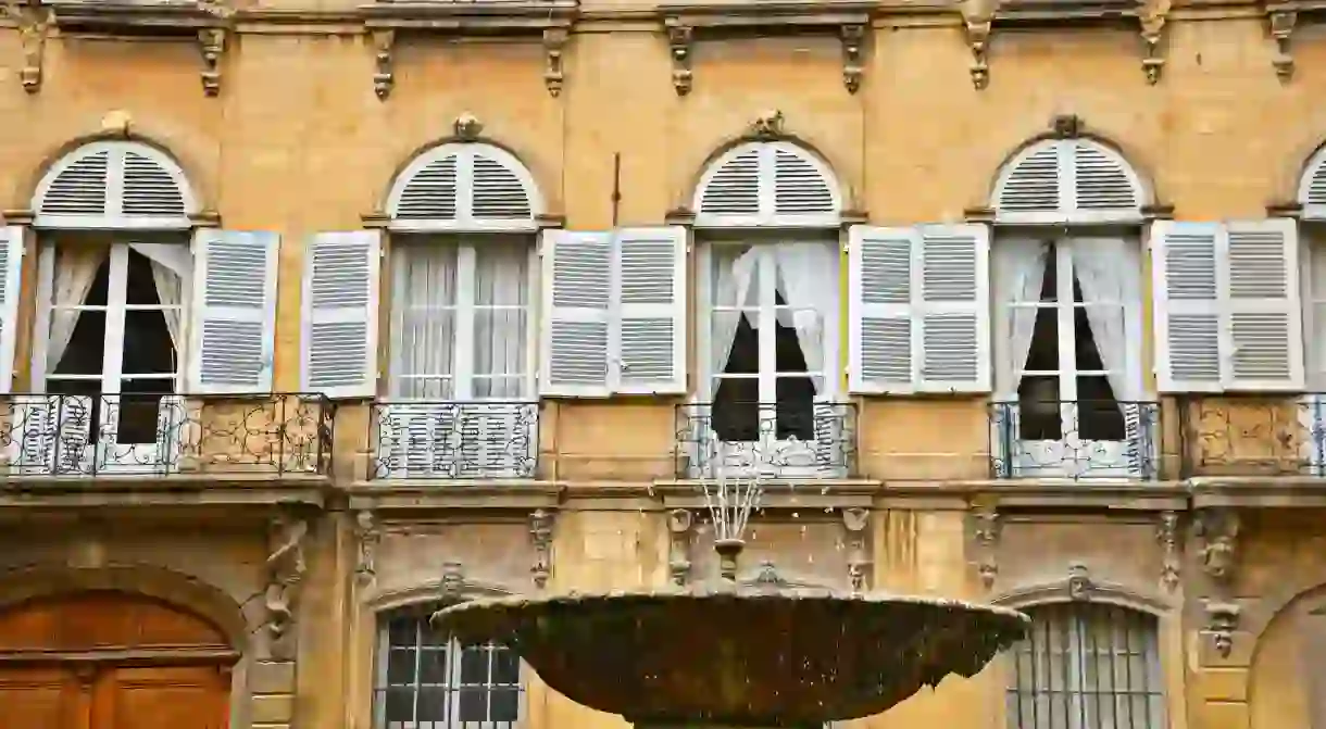 Aix-en-Provence is known for its many decorative fountains